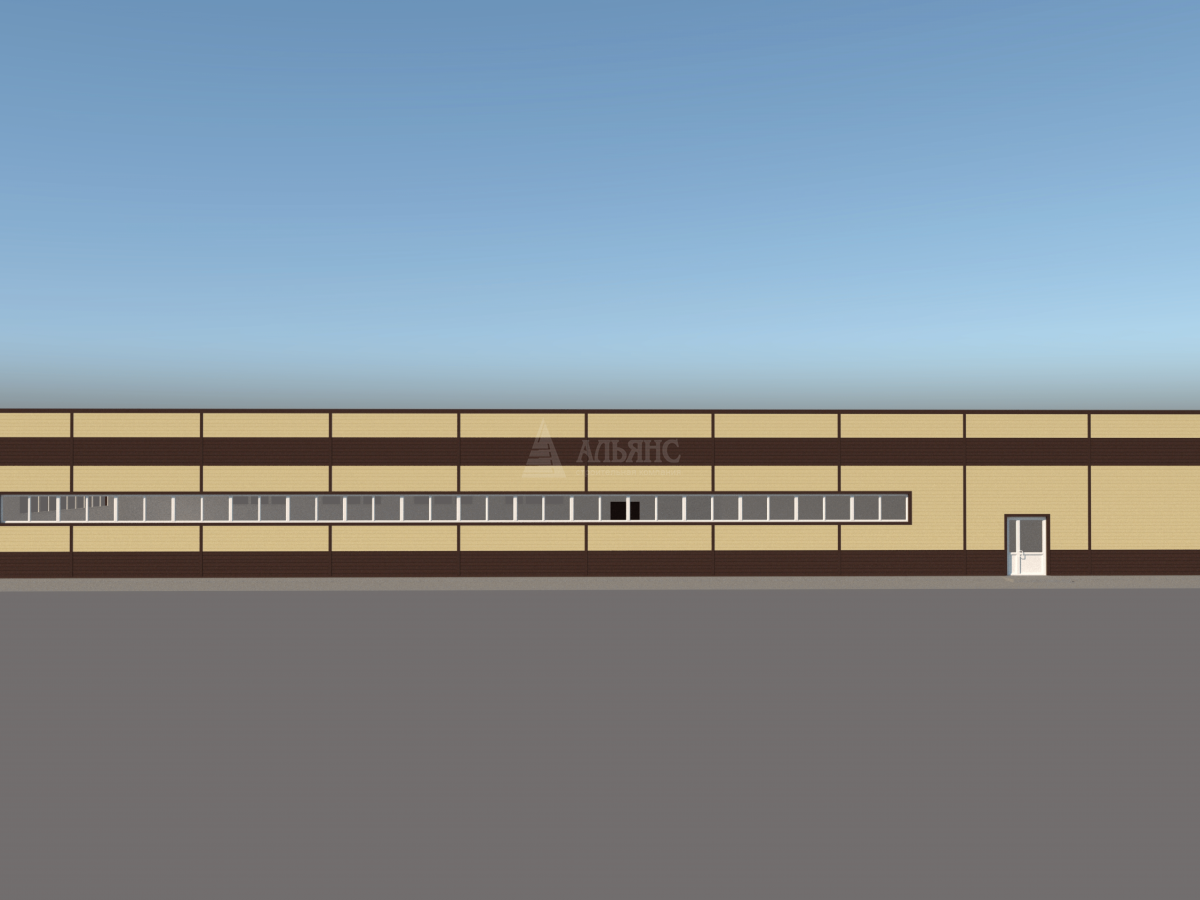 3D визуализация Магазин из сэндвич-панелей - фото 9