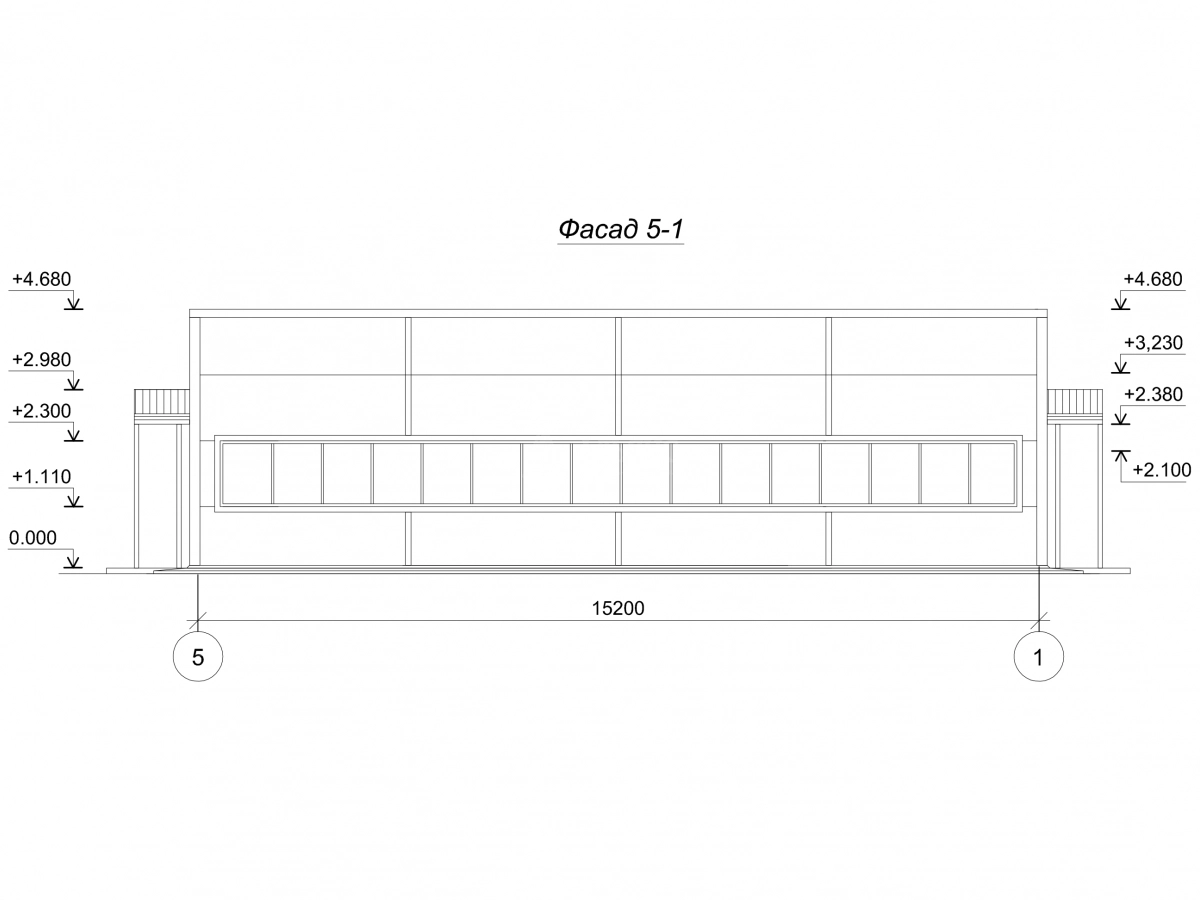 Планировка Офис из сэндвич-панелей -  фото 3